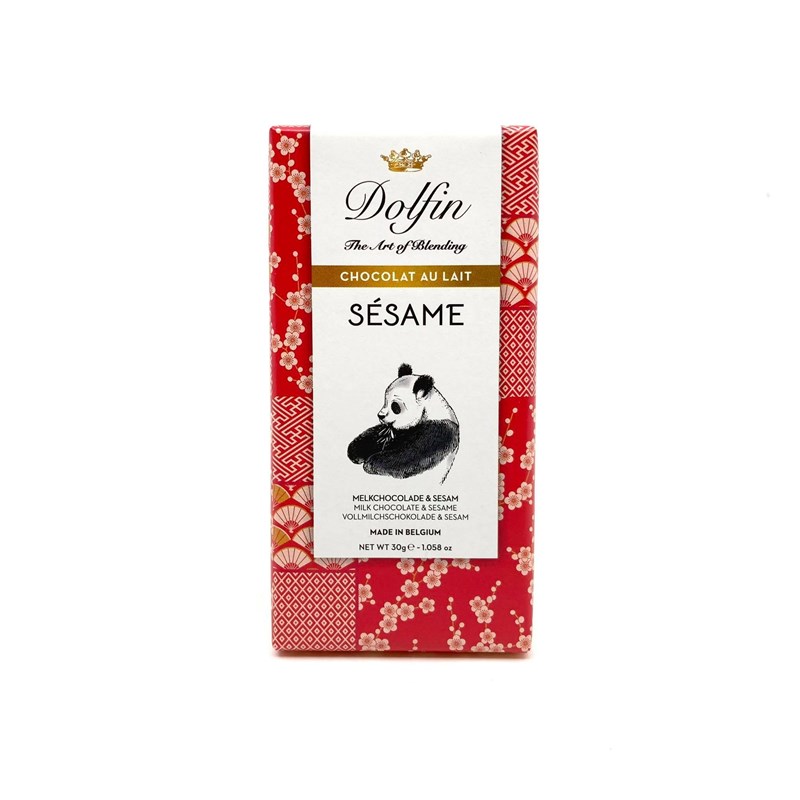 Chocolat lait sésame 30gr