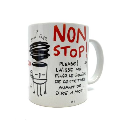Tasse "Je suis de bonne humeur ce matin..."