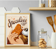 Affiche Illustration Originale “speculoos”