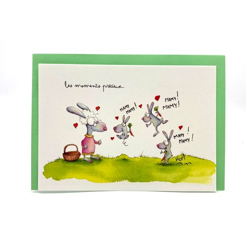 Carte "Les moments précieux" + Enveloppe