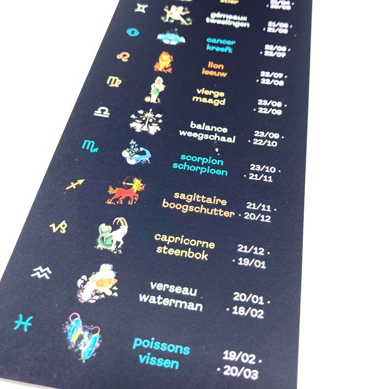 Calendrier d'anniversaire astrologique et culinaire