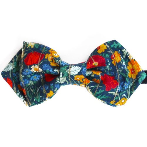 Noeud papillon Côme motif gold line