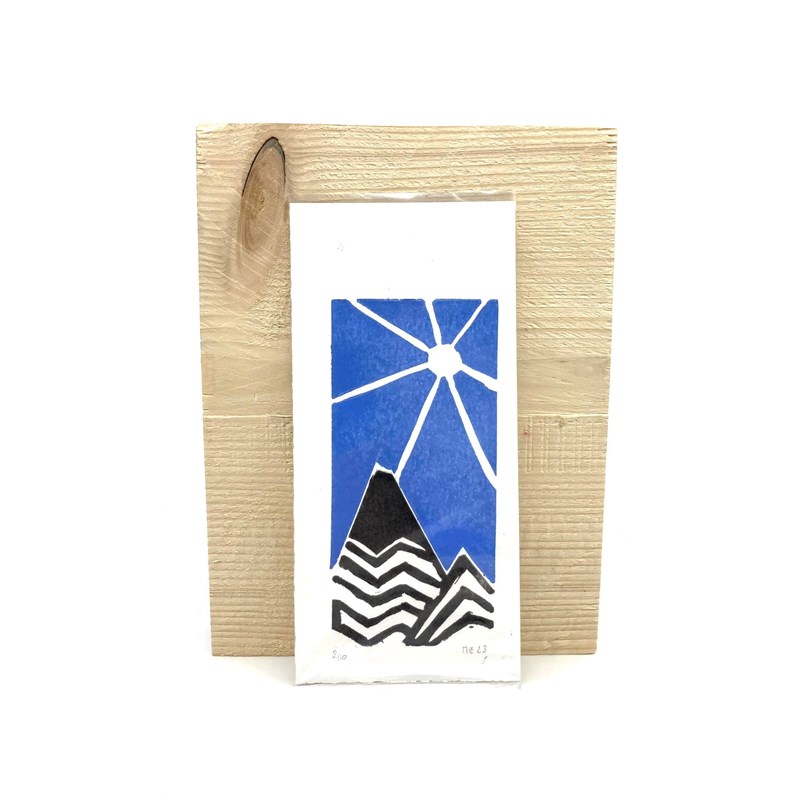 Signet "Montagnes, ciel bleu"