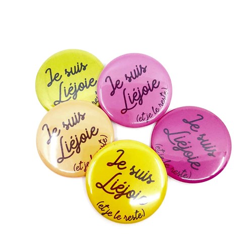 Badge "Je suis Liéjoie" - campagne de soutien