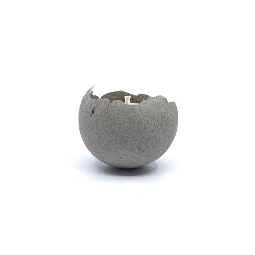 Bougie boule 6cm grise