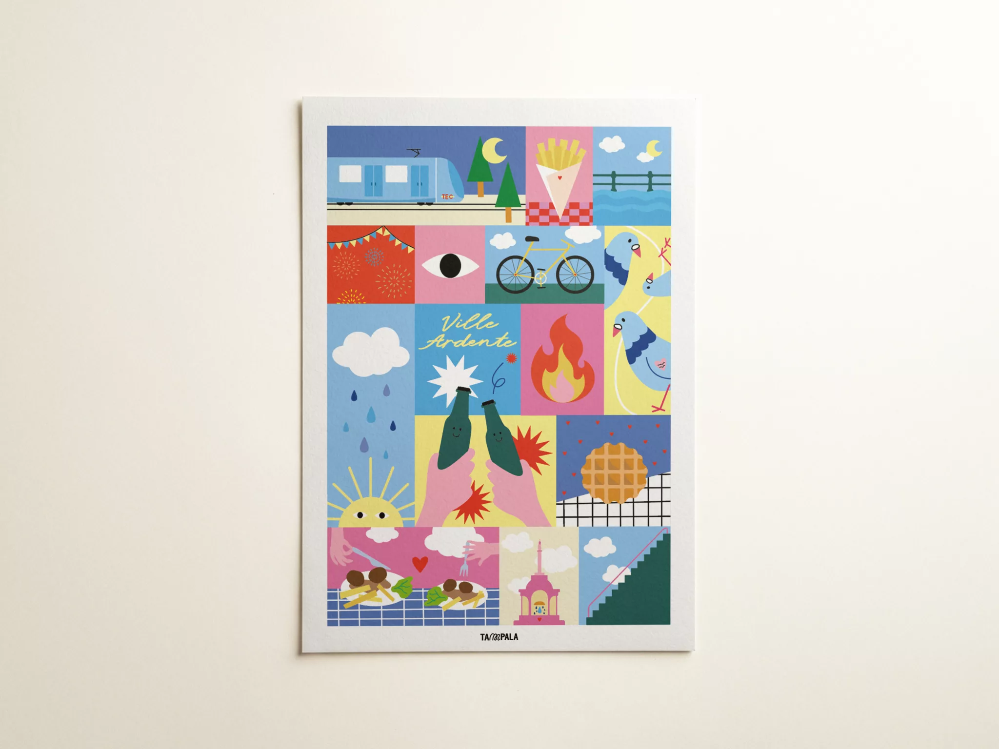 Illustration - Ville ardente