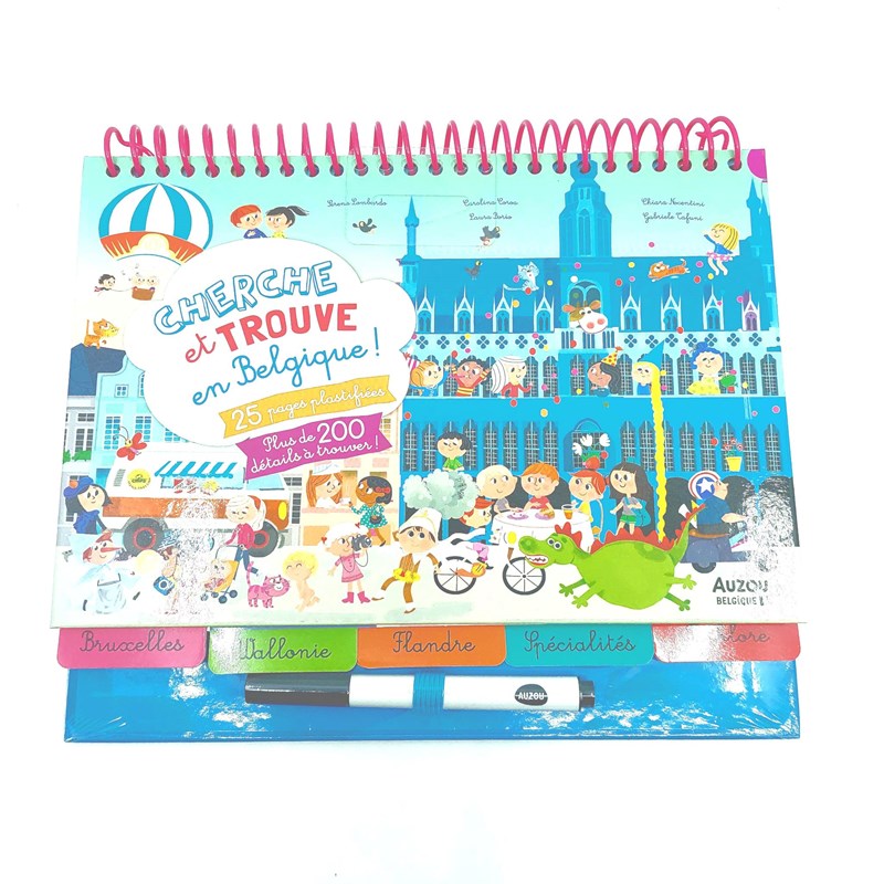 Cherche et trouve en Belgique - plastifié