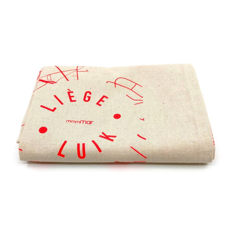 Essuie de vaisselle PLAN DE LIEGE rouge