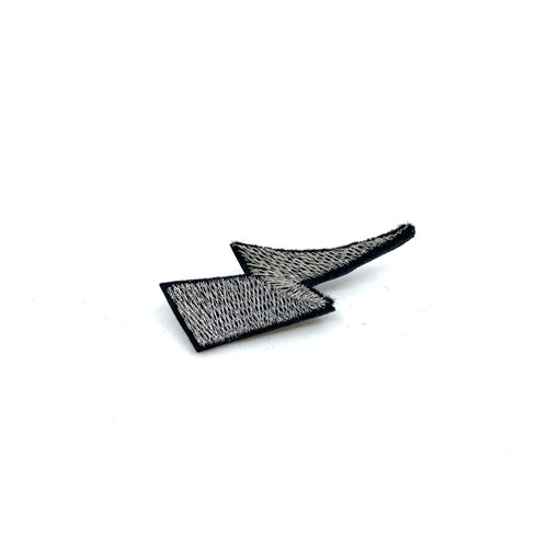 Broche "Eclair" argenté