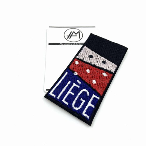Patch thermocollant "Bons Baisers de Liège" grand