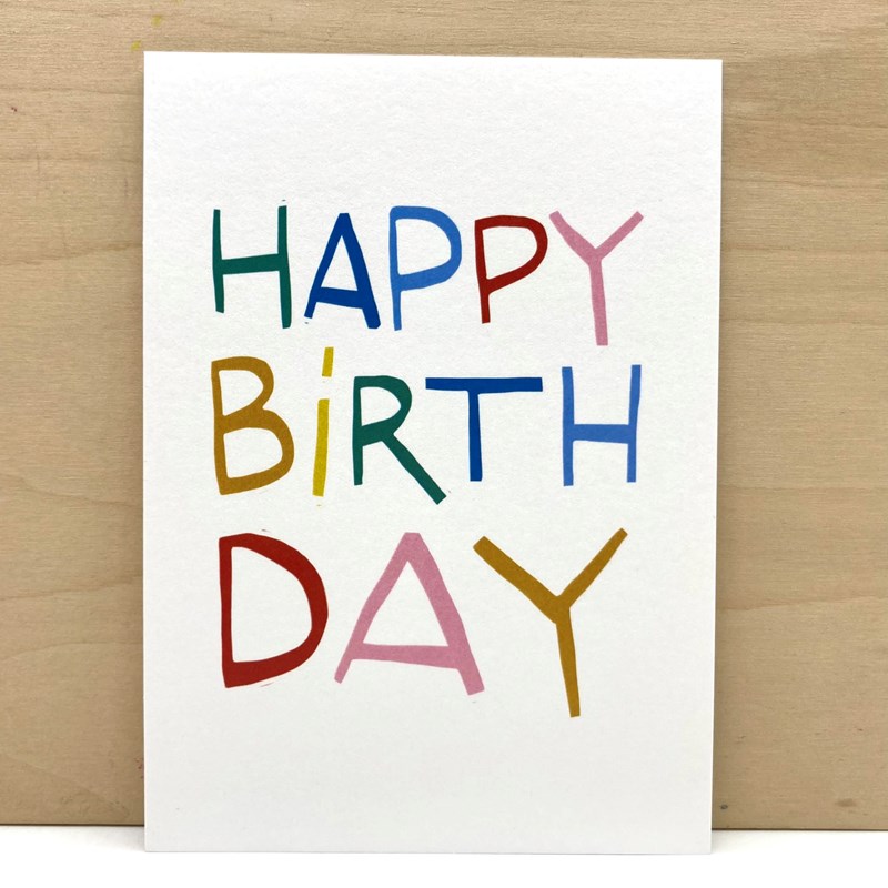 Carte postale "Happy Birthday."