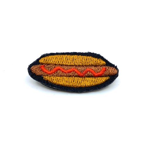 Broche "Hot dog ketchup"