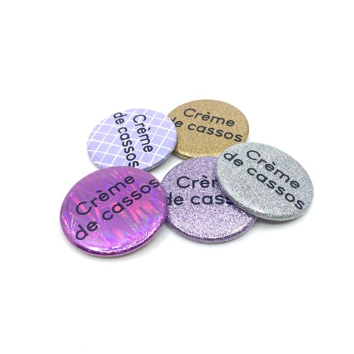 Badge "Crème de cassos"