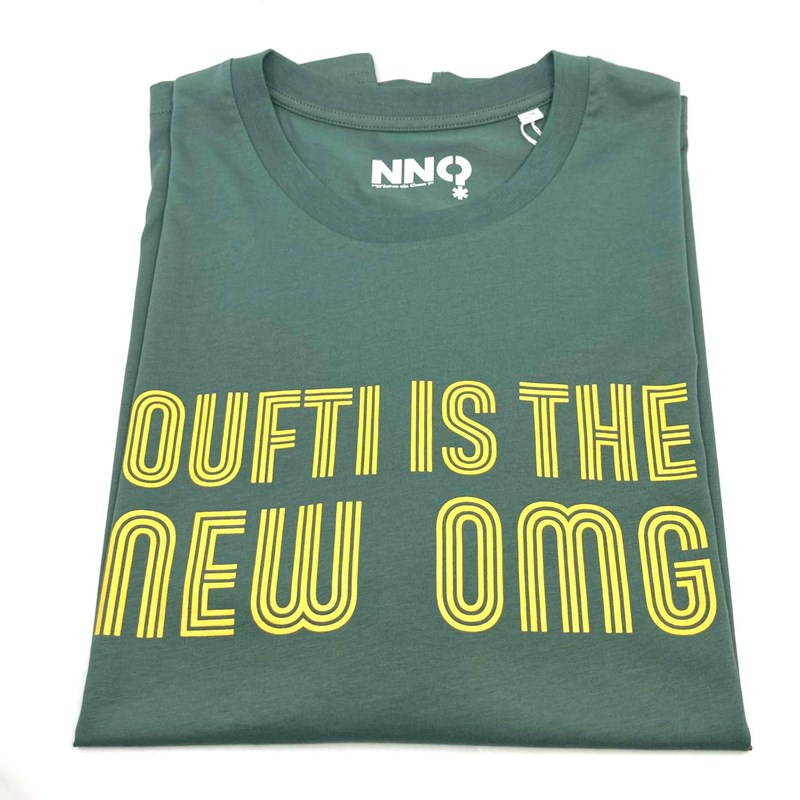 T-shirt kaki "OUFTI is the new OMG"