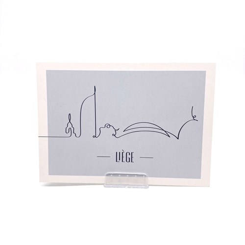 Carte postale Liège Skyline