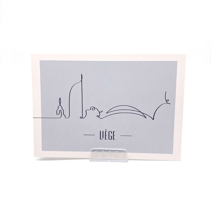 Carte postale Liège Skyline