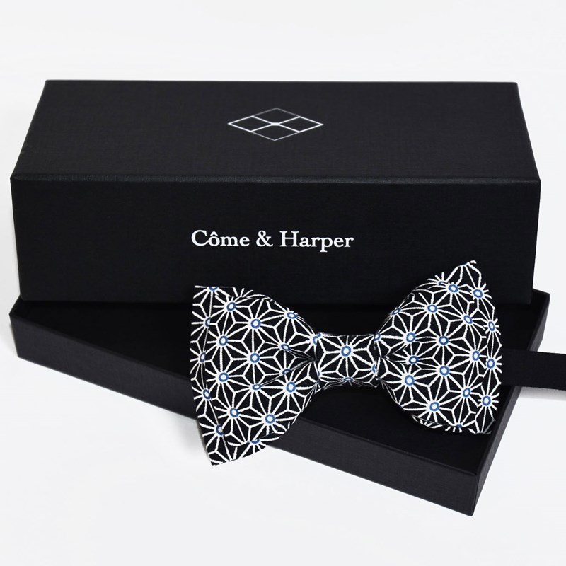 Noeud papillon Harper motif black star