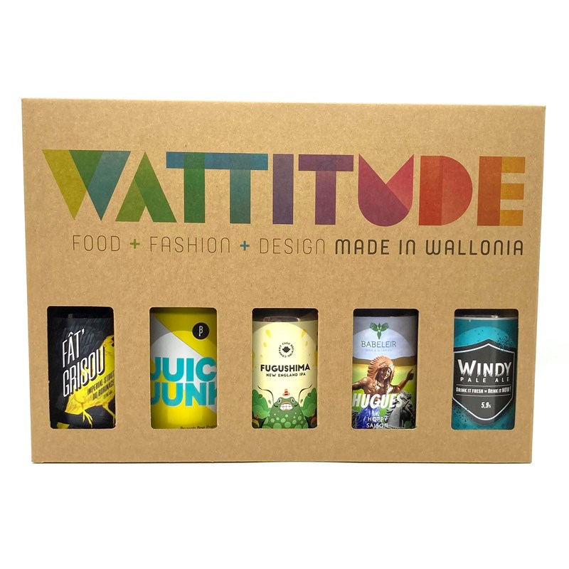 Coffret 5 bières en canettes