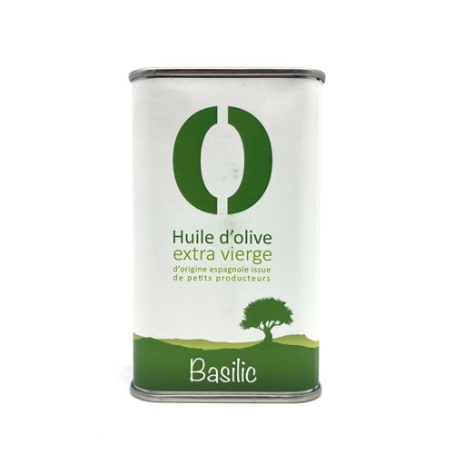 Huile d'olive basilic 25cl