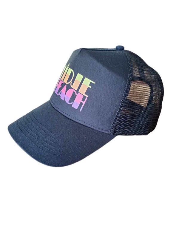 CASQUETTE Trucker BLACK "Lîdje Beach"