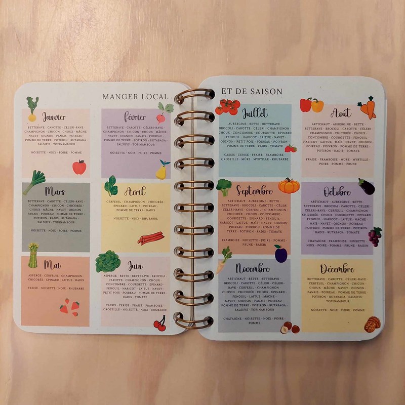 AGENDA 2026 - Lila/menthe A6