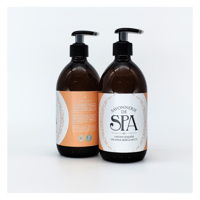Savon Liquide - Orange Bergamote -verre 250ml-