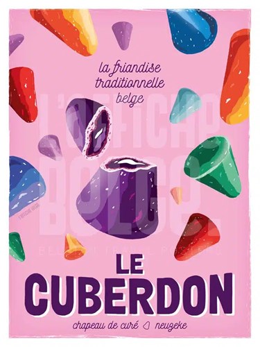 Affiche Illustration Originale “Cuberdon”