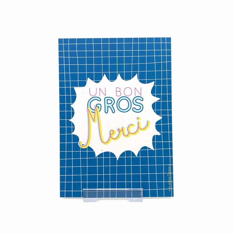 Carte postale "Un bon gros Merci"