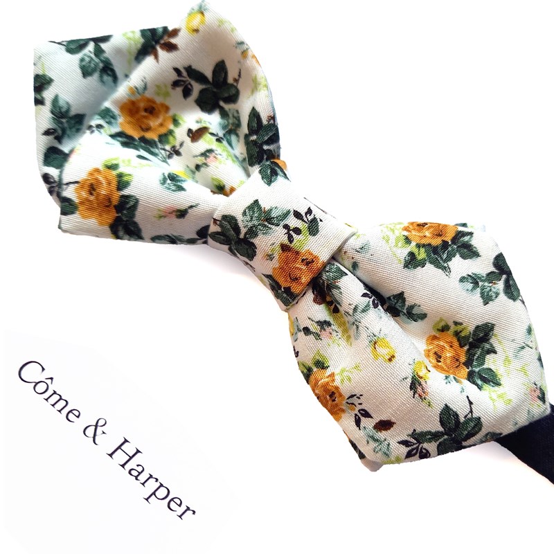 noeud modèle Côme motif classic flowers