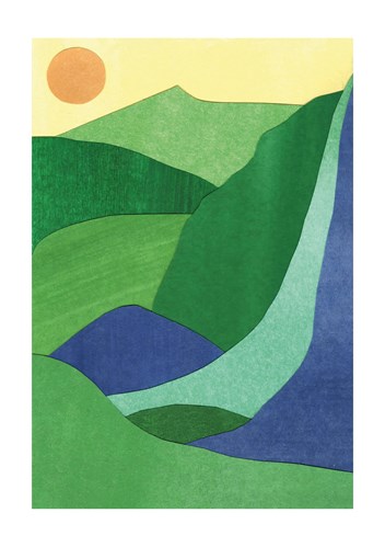 Carte postale "Cascade"