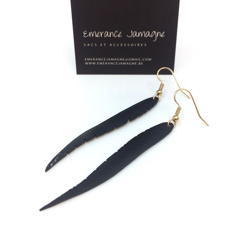 Boucles d'oreilles Plumes
