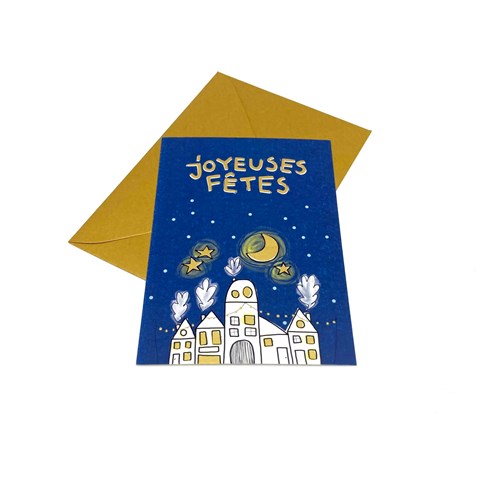 Carte "Joyeuses fêtes" 