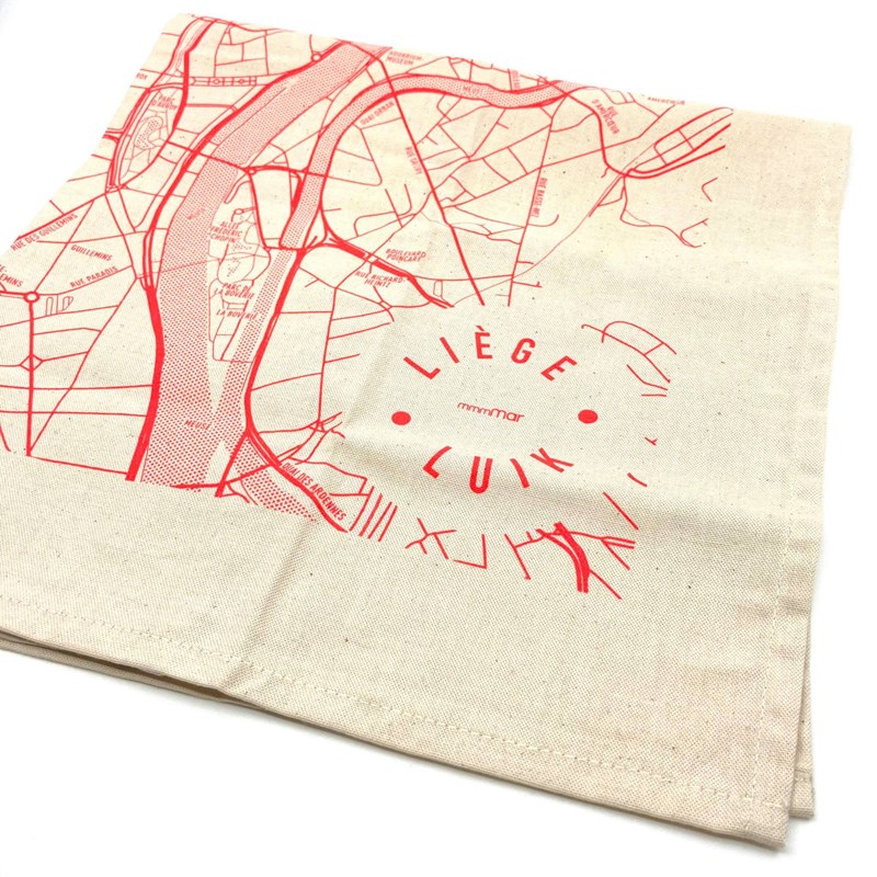 Essuie de vaisselle PLAN DE LIEGE rouge