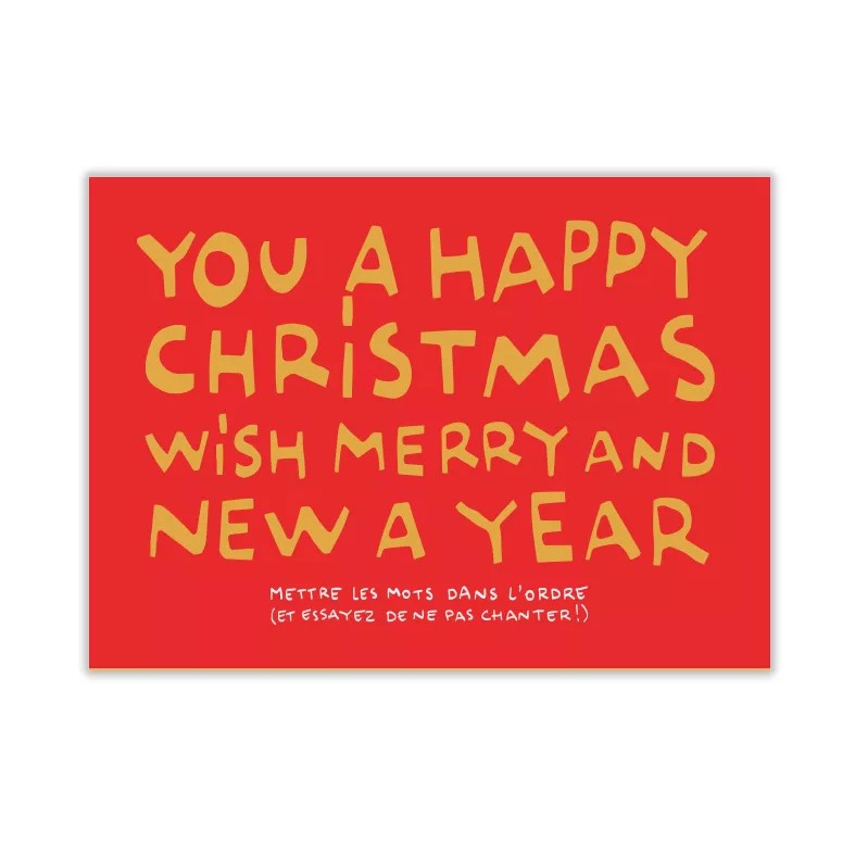 Carte "You a happy ..." + Enveloppe