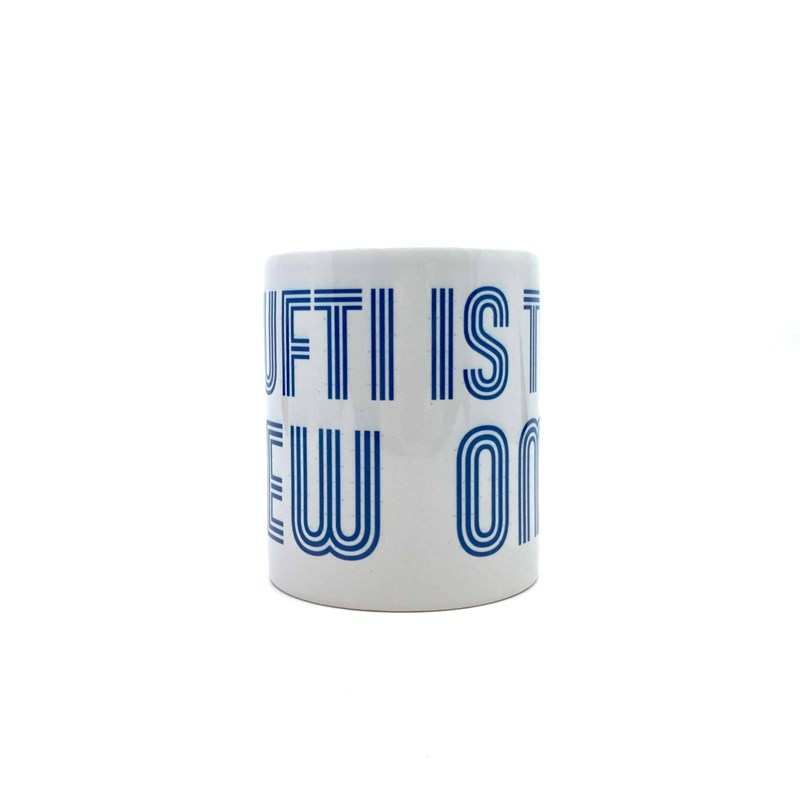 Mug "Oufti is the new OMG" bleu