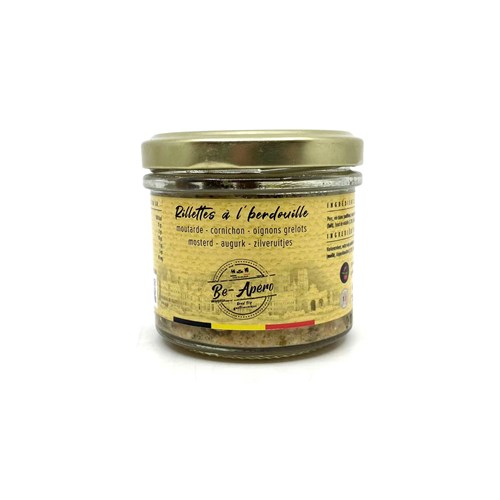 Rillettes cochon moutarde & cornichon  90g