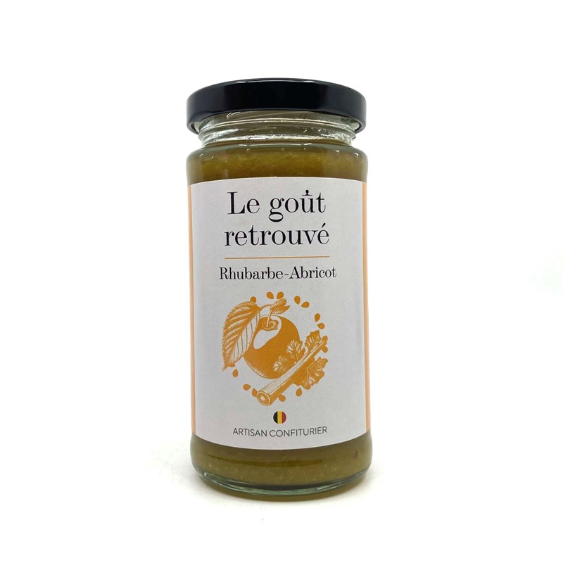 Confiture Rhubarbe - Abricot 300gr