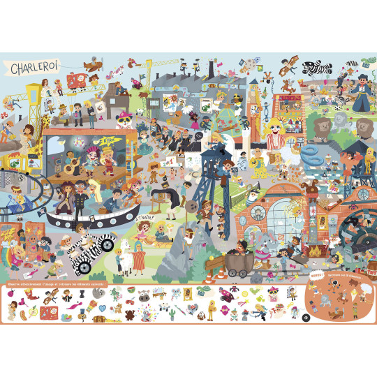 Cherche et trouve Géant - Villes de Belgique