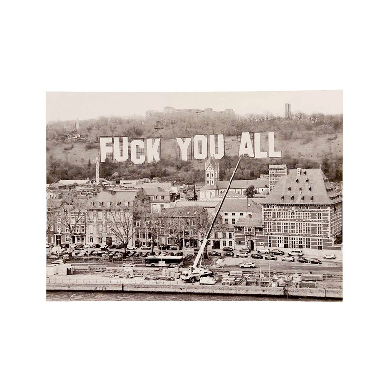 Carte postale "Fuck You All" + enveloppe