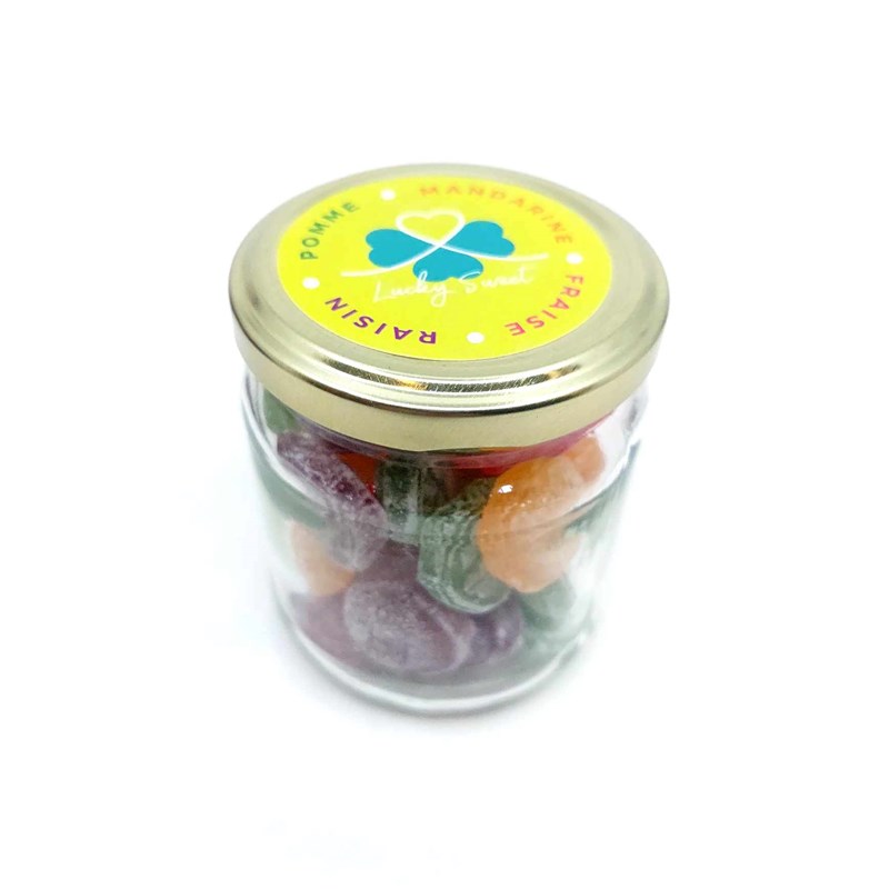 Bocal bonbon "MERCI pour cette année"  130gr