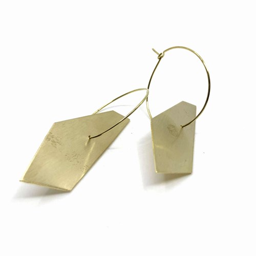 Boucles d'oreilles laiton 05.81