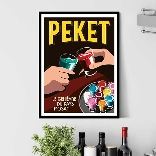 Affiche Illustration Originale “Peket”