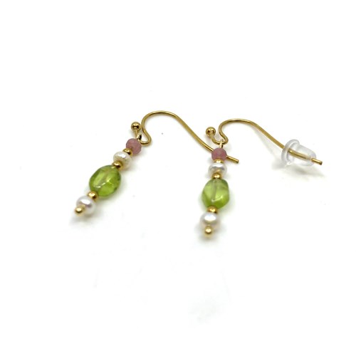 Boucles d'oreilles - péridot -