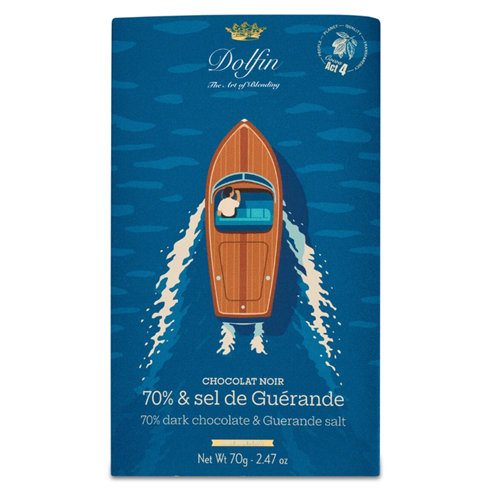 70% de cacao & sel de Guérande – Vintage Summer Collection 70gr