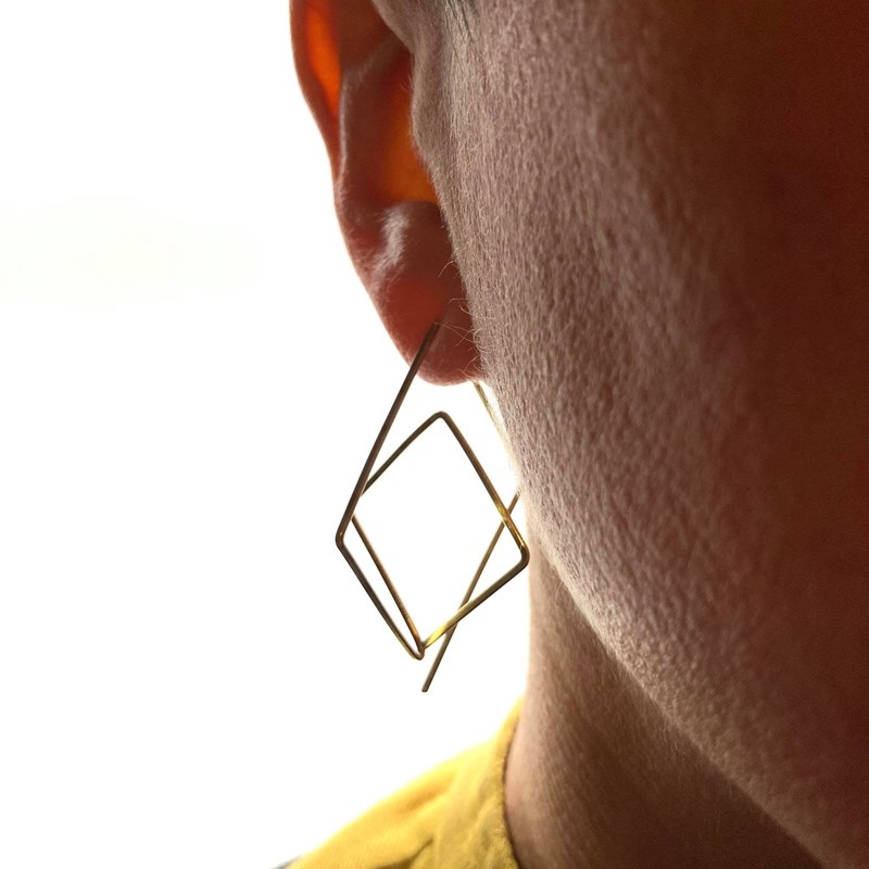 Boucles d'oreilles laiton 5.40