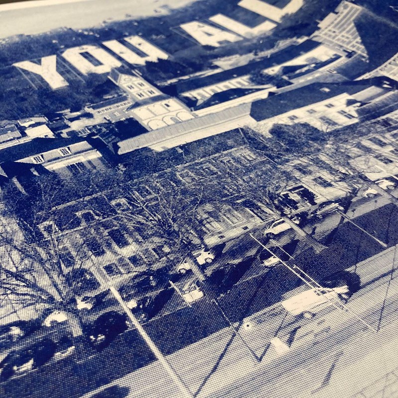 Sérigraphie "Fuck You All" 50x70cm