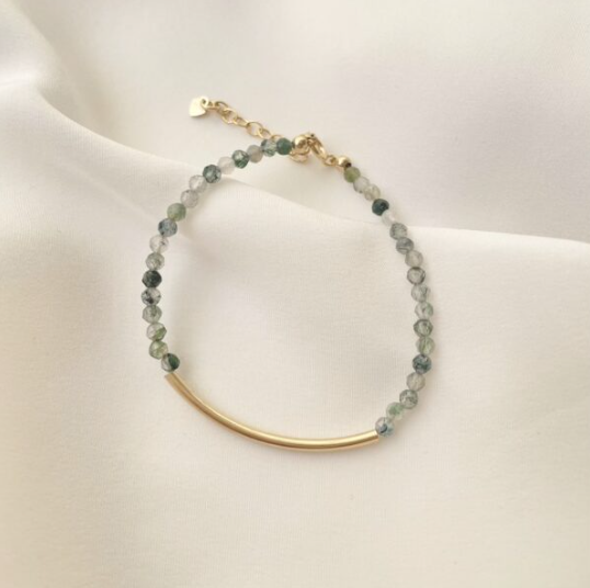 Bracelet Agate Mousse