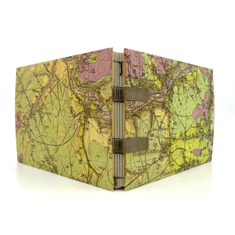 Carnet - 10.5*15 cm - Carte topographique