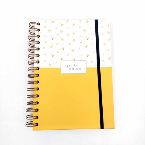 AGENDA 2025/26 – FORMAT A5 JAUNE