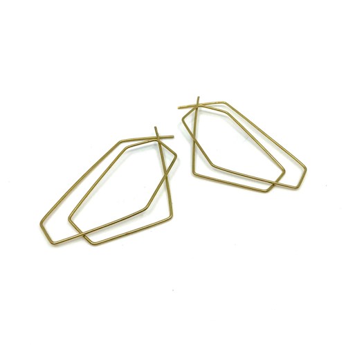 Boucles d'oreilles laiton 5.51